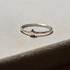 Thumbnail of Side profile of the Sterling Silver Star Ring, showing the polished band and subtle star detail.