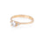 Love is All 0.5ct Lab-Grown Diamond Engagement Ring - 14k Gold Polished Band