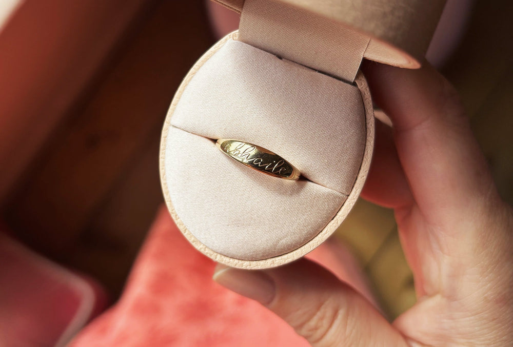 Introducing the Never Forget Engraved Signet Ring