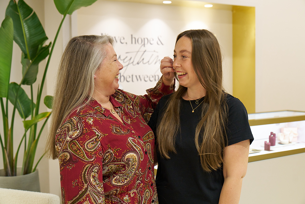 “My best friend, the person I have always looked up to” - Stars In The Sky Eternity Ring Winners, Amy & Jeanette