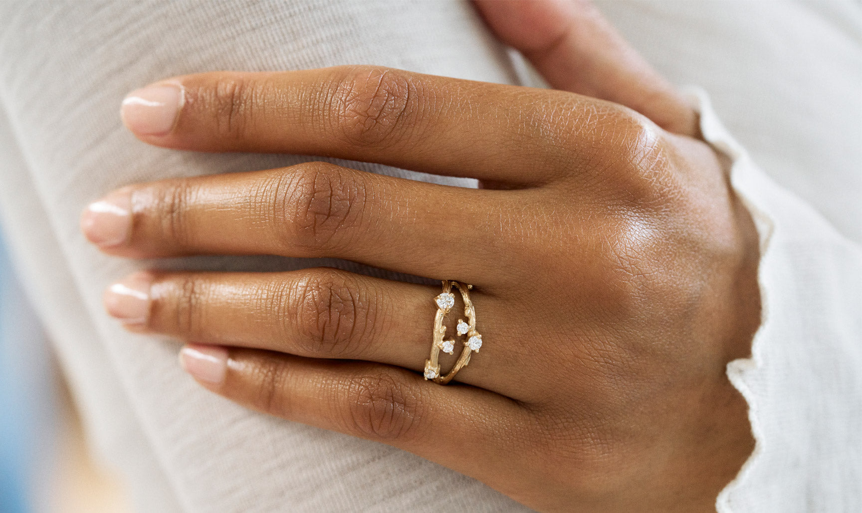 Simple gold band wedding ring on sale