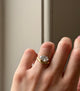 Wave of Love - East West Diamond Engagement Ring