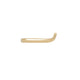 Side profile of the Arrow Ring in 14k solid gold, showing the polished band and arrow detail.