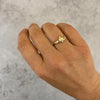 Thumbnail of Claddagh North Star Diamond Gold Ring - 14k White Gold