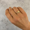 Thumbnail of Claddagh North Star Diamond Gold Ring - 14k Gold
