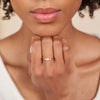 Thumbnail of Daydreamer Ring Marquise Opal & Diamond Ring - 14k Polished Gold