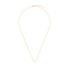 Midi Disc Necklace - 14k Gold Initial Letter