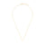 Sun, Moon & Stars - 14k Gold Disc & Diamond Necklace