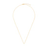 Stars in the Sky - 14k Gold Three Diamond Disc Necklace