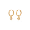 Always and Forever 4mm Lab-Diamond Hoop Earrings - 14k Gold