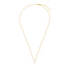 Celestial 3mm Drilled Lab-Grown Diamond Solitaire Necklace - 14k Gold