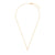 Celestial 3mm Drilled Lab-Grown Diamond Solitaire Necklace - 14k Gold