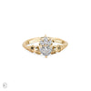 Thumbnail of Claddagh 0.5ct Heart Cut Diamond Engagement Ring - 14k Gold