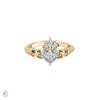 Thumbnail of Claddagh Heart Cut Diamond Engagement Ring - 14k Gold