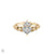 Claddagh Heart Cut Diamond Engagement Ring - 14k Gold