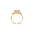 Claddagh - Heart Cut Diamond Engagement Ring 14k Gold