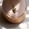 Thumbnail of Claddagh North Star Diamond Gold Necklace - 14k White Gold
