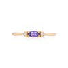 Daydreamer Ring - 14k Polished Gold Tanzanite & Diamond Ring