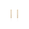 Thumbnail of Today Classic Diamond Eternity Huggies - 14k Gold Earrings