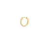 Thumbnail of Today Classic Diamond Eternity Huggies - 14k Gold Earrings - Single