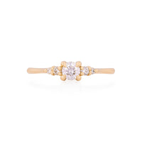 Evermore 0.25ct Diamond Engagement Ring - 14k Gold Polished Band
