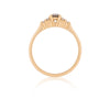 Evermore 0.25ct Grey Diamond Engagement Ring - 14k Gold Polished Band