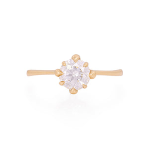 Forever 1ct Lab-Grown Diamond Engagement Ring - 14k Gold Polished Band
