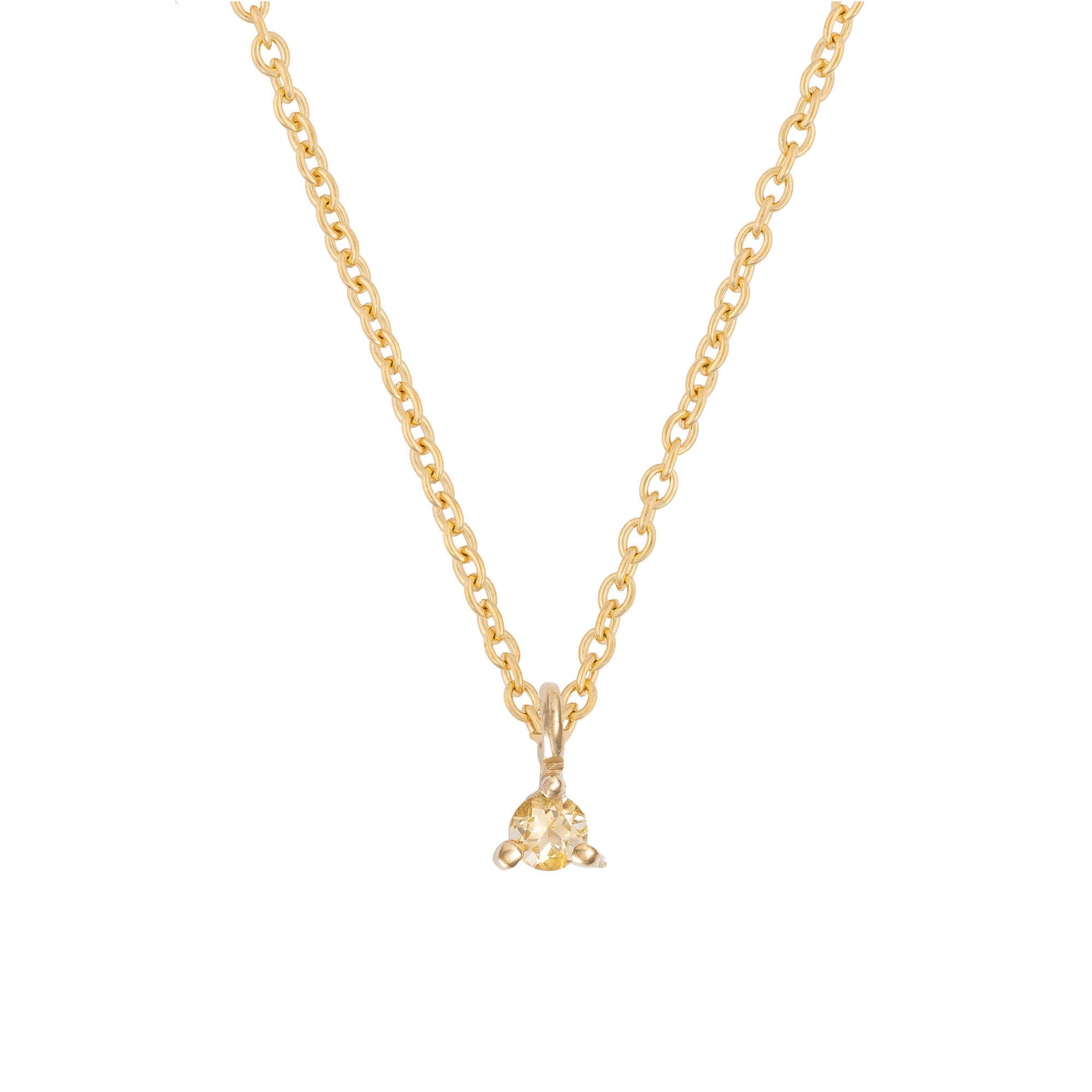 Lucky Star Gold Birthstone Necklace Chupi