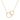 Just The Two Of Us - 14k Gold Hawthorn Twig Double Circle Necklace