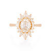 Queen of Hope Lab-Diamond Engagement Ring - 14k Gold