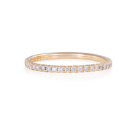 Today Classic Diamond Eternity Ring - 14k Polished Gold Half Eternity Classic Diamond Ring