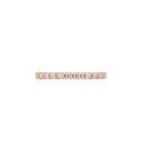 My Tomorrow Grey Diamond Eternity Ring - 14k Gold Polished Band