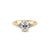 Starlight - Oval Diamond Engagement Ring 14k Gold