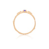 Sun, Moon & Stars Tanzanite Ring - 14k Gold