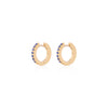 Tomorrow Eternity Huggie Earrings - 14k Gold Sapphire Earrings