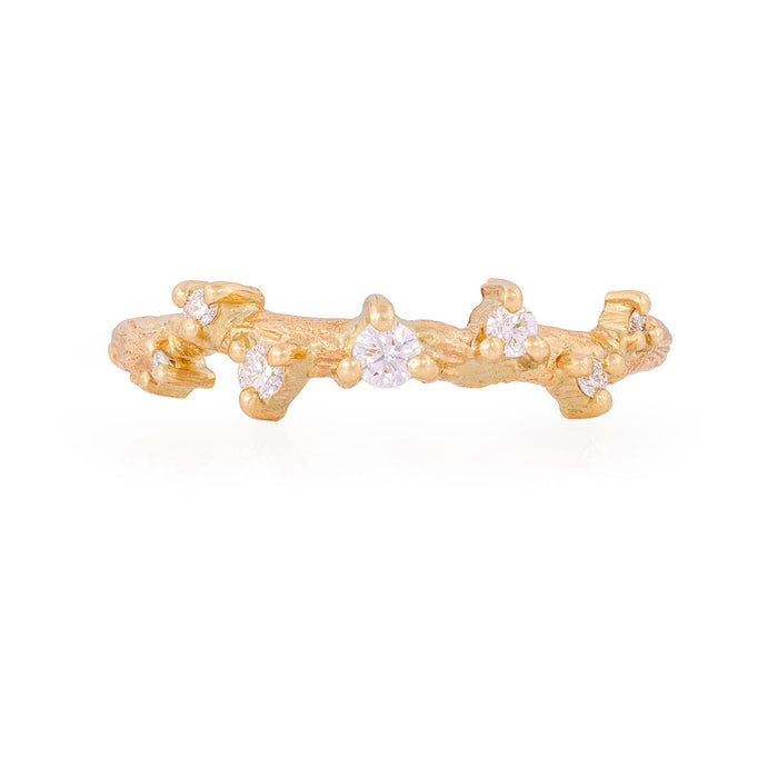 Whispered Dreams Lab-Grown Diamond Cluster Ring - 14k Gold
