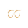 Whispered Dreams Lab-Grown Diamond Hoop Earrings - 14k Gold