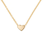 Thumbnail of Front view of the You are My Heart Bracelet in 14k gold, featuring a dainty heart motif on a delicate chain.