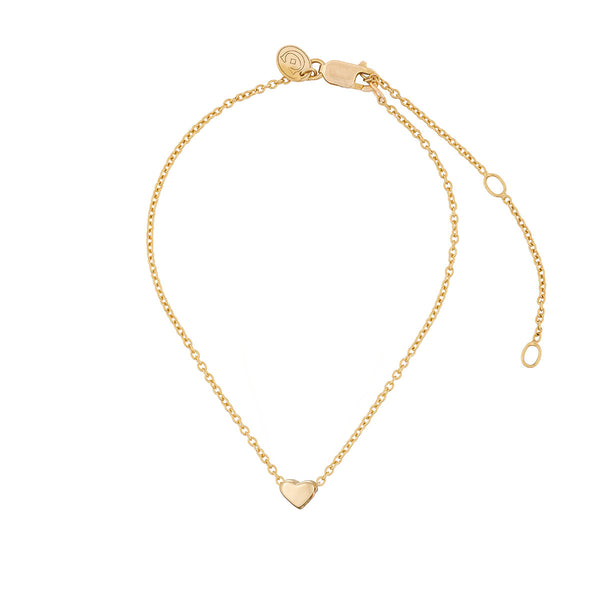 Alternative view of You are My Heart Bracelet - 14k Gold