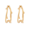 You & Me Hawthorn Double Twig Hoop Earrings - 14k Gold