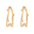 You & Me Hawthorn Double Twig Hoop Earrings - 14k Gold