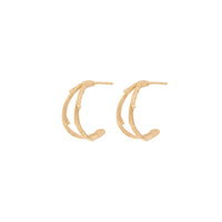 You & Me Hawthorn Double Twig Hoop Earrings - 14k Gold