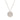 A Moment In Time - 14k White Gold Engraved Coordinate Necklace