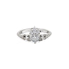 Thumbnail of Claddagh - Heart Cut Diamond Engagement Ring 14k White Gold