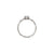 Claddagh - Heart Cut Diamond Engagement Ring 14k White Gold