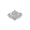 Thumbnail of Claddagh - Heart Cut Diamond Engagement Ring 14k White Gold