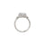 Claddagh - Heart Cut Diamond Engagement Ring 14k White Gold