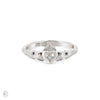 Thumbnail of Claddagh North Star Diamond Gold Ring - 14k White Gold