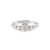 Thumbnail of Claddagh North Star Diamond Gold Ring - 14k White Gold