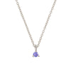 Thumbnail of Lucky Star Birthstone Necklace - 14k White Gold